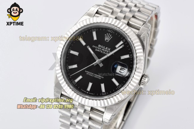 Datejust 126334 41mm VSF Black/Stick on Jub SS/SS Bracelet VS3235 Super Clone Datejust 126334 41mm VSF Black/Stick on Jub SS/SS Bracelet VS3235 Super Clone