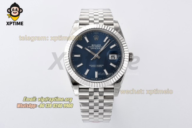 Datejust 126334 41mm VSF Blue/Stick on Jub SS/SS Bracelet VS3235 Super Clone Datejust 126334 41mm VSF Blue/Stick on Jub SS/SS Bracelet VS3235 Super Clone