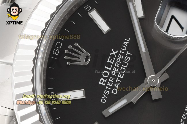 Datejust 126334 41mm VSF Gray/Stick on Oys SS/SS Bracelet VS3235 Super Clone Datejust 126334 41mm VSF Gray/Stick on Oys SS/SS Bracelet VS3235 Super Clone