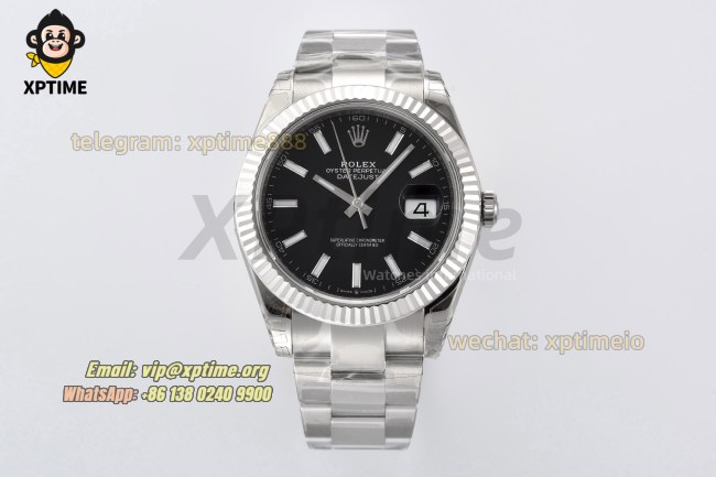 Datejust 126334 41mm VSF Black/Stick on Oys SS/SS Bracelet VS3235 Super Clone Datejust 126334 41mm VSF Black/Stick on Oys SS/SS Bracelet VS3235 Super Clone