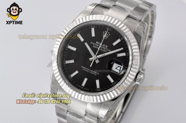 Datejust 126334 41mm VSF Black/Stick on Oys SS/SS Bracelet VS3235 Super Clone Datejust 126334 41mm VSF Black/Stick on Oys SS/SS Bracelet VS3235 Super Clone