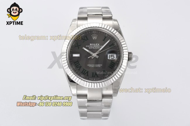 Datejust 126334 41mm VSF Grey/Roman Markers on Oys SS/SS Bracelet VS3235 Super Clone Datejust 126334 41mm VSF Grey/Roman Markers on Oys SS/SS Bracelet VS3235 Super Clone