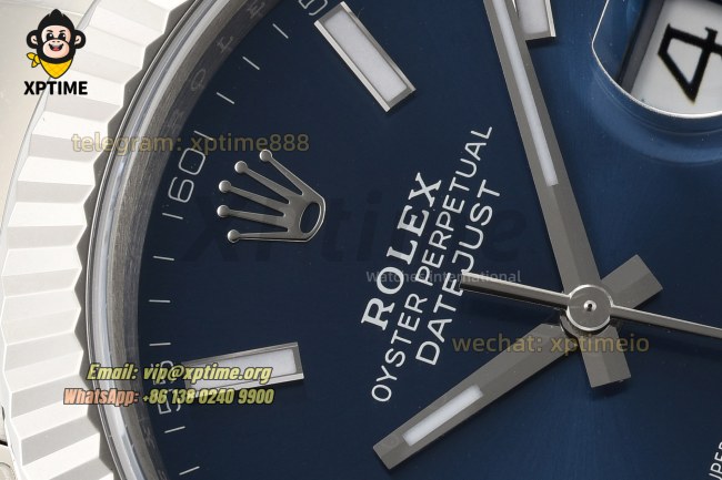 Datejust 126334 41mm VSF Blue/Stick on Oys SS/SS Bracelet VS3235 Super Clone Datejust 126334 41mm VSF Blue/Stick on Oys SS/SS Bracelet VS3235 Super Clone