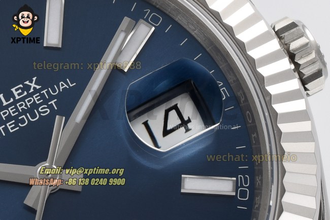 Datejust 126334 41mm VSF Blue/Stick on Oys SS/SS Bracelet VS3235 Super Clone Datejust 126334 41mm VSF Blue/Stick on Oys SS/SS Bracelet VS3235 Super Clone