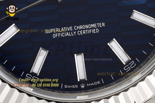 Datejust 126334 41mm VSF Blue Textured/Stick on Oys SS/SS Bracelet VS3235 Super Clone Datejust 126334 41mm VSF Blue Textured/Stick on Oys SS/SS Bracelet VS3235 Super Clone