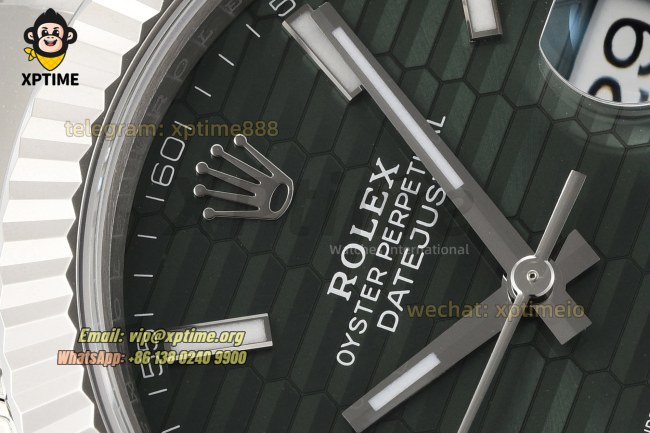 Datejust 126334 41mm VSF Green Textured/Stick on Oys SS/SS Bracelet VS3235 Super Clone Datejust 126334 41mm VSF Green Textured/Stick on Oys SS/SS Bracelet VS3235 Super Clone