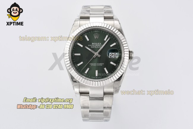 Datejust 126334 41mm VSF Green /Stick on Oys SS/SS Bracelet VS3235 Super Clone Datejust 126334 41mm VSF Green /Stick on Oys SS/SS Bracelet VS3235 Super Clone