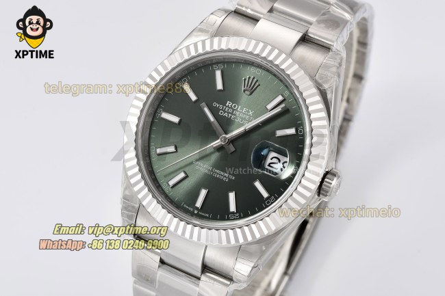 Datejust 126334 41mm VSF Green /Stick on Oys SS/SS Bracelet VS3235 Super Clone Datejust 126334 41mm VSF Green /Stick on Oys SS/SS Bracelet VS3235 Super Clone