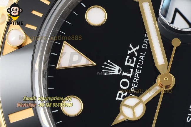 Submariner 116613LN 40mm VSF Black/Dot on YG/SS Bracelet VS3135 Super Clone Submariner 116613LN 40mm VSF Black/Dot on YG/SS Bracelet VS3135 Super Clone