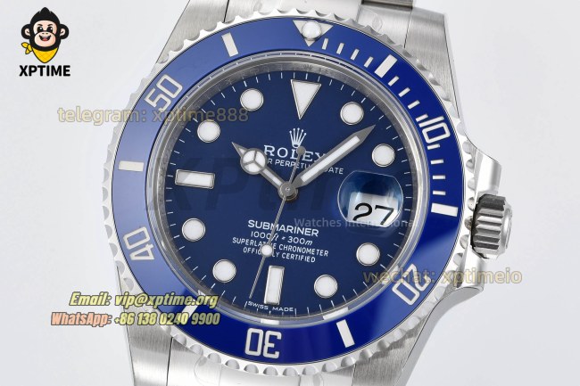 Submariner 116619LB 40mm VSF Blue/Dot on SS/SS Bracelet VS3135 Super Clone Submariner 116619LB 40mm VSF Blue/Dot on SS/SS Bracelet VS3135 Super Clone