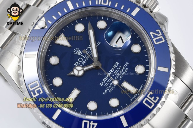 Submariner 116619LB 40mm VSF Blue/Dot on SS/SS Bracelet VS3135 Super Clone Submariner 116619LB 40mm VSF Blue/Dot on SS/SS Bracelet VS3135 Super Clone