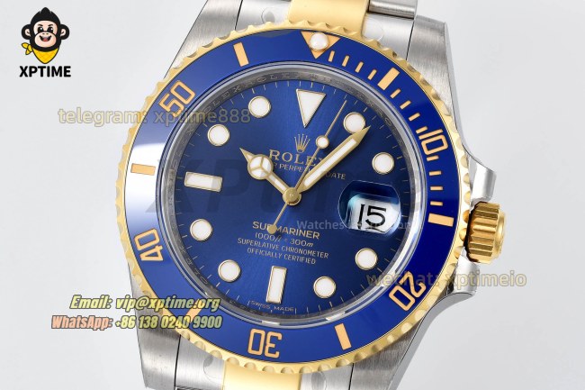 Submariner 116613LB 40mm VSF Blue/Dot on YG/SS Bracelet VS3135 Super Clone Submariner 116613LB 40mm VSF Blue/Dot on YG/SS Bracelet VS3135 Super Clone