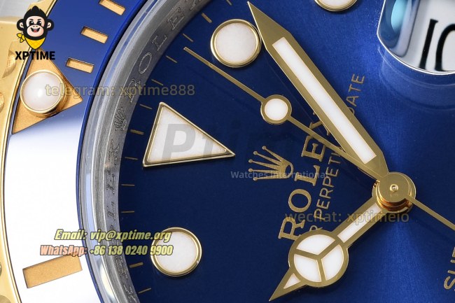 Submariner 116613LB 40mm VSF Blue/Dot on YG/SS Bracelet VS3135 Super Clone Submariner 116613LB 40mm VSF Blue/Dot on YG/SS Bracelet VS3135 Super Clone