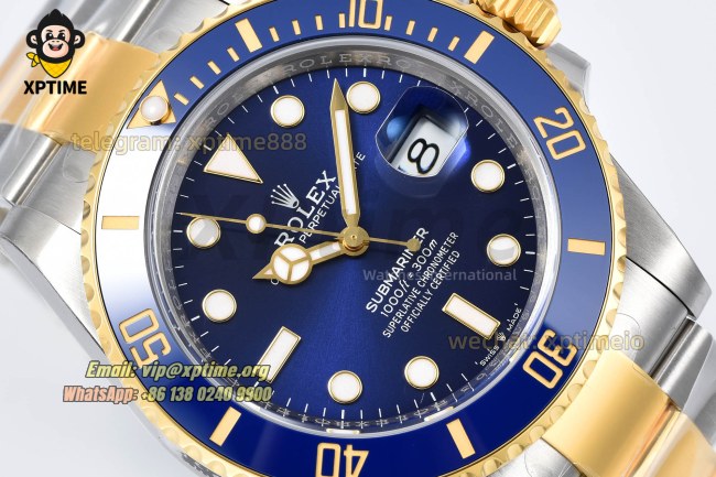 Submariner 126613LB 41mm VSF Blue/Dot on YG/SS Bracelet VS3235 Super Clone Submariner 126613LB 41mm VSF Blue/Dot on YG/SS Bracelet VS3235 Super Clone