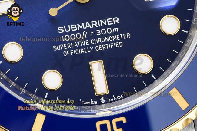 Submariner 126613LB 41mm VSF Blue/Dot on YG/SS Bracelet VS3235 Super Clone Submariner 126613LB 41mm VSF Blue/Dot on YG/SS Bracelet VS3235 Super Clone