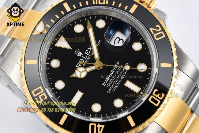 Submariner 126613LB 41mm VSF Black/Dot on YG/SS Bracelet VS3235 Super Clone Submariner 126613LB 41mm VSF Black/Dot on YG/SS Bracelet VS3235 Super Clone