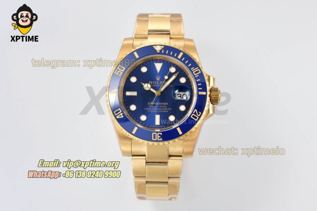 Submariner 116618LB 40mm VSF Black/Dot on YG/YG Bracelet VS3135 Super Clone Submariner 116618LB 40mm VSF Black/Dot on YG/YG Bracelet VS3135 Super Clone