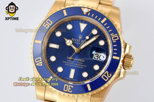 Submariner 116618LB 40mm VSF Black/Dot on YG/YG Bracelet VS3135 Super Clone Submariner 116618LB 40mm VSF Black/Dot on YG/YG Bracelet VS3135 Super Clone