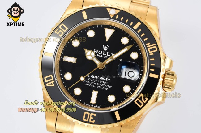 Submariner 126618LB 41mm VSF Black/Dot on YG/YG Bracelet VS3235 Super Clone Submariner 126618LB 41mm VSF Black/Dot on YG/YG Bracelet VS3235 Super Clone