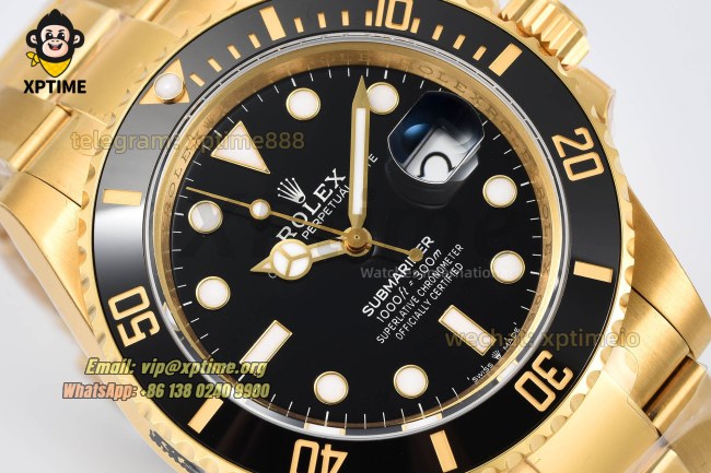 Submariner 126618LB 41mm VSF Black/Dot on YG/YG Bracelet VS3235 Super Clone Submariner 126618LB 41mm VSF Black/Dot on YG/YG Bracelet VS3235 Super Clone