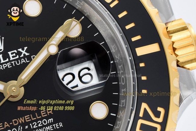Sea Dweller 126603LN 43mm VSF Black/Dot on YG/SS Bracelet VS3235 Super Clone Sea Dweller 126603LN 43mm VSF Black/Dot on YG/SS Bracelet VS3235 Super Clone