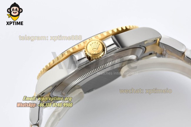 Submariner 116613LN 40mm VSF Black/Dot on YG/SS Bracelet VS3135 Super Clone Submariner 116613LN 40mm VSF Black/Dot on YG/SS Bracelet VS3135 Super Clone