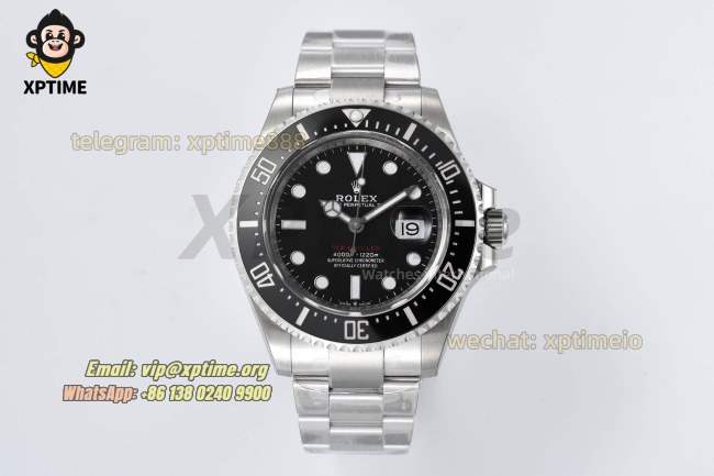Sea Dweller 126600 43mm VSF Black/Dot on SS/SS Bracelet HS3235 Super Clone Sea Dweller 126600 43mm VSF Black/Dot on SS/SS Bracelet HS3235 Super Clone