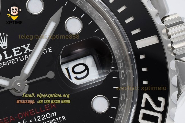 Sea Dweller 126600 43mm VSF Black/Dot on SS/SS Bracelet HS3235 Super Clone Sea Dweller 126600 43mm VSF Black/Dot on SS/SS Bracelet HS3235 Super Clone