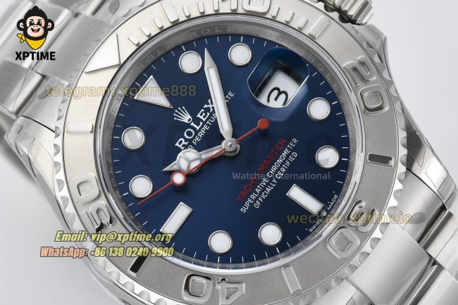 Yacht-Master 126622 40mm VSF Blue/Dot on SS/SS Bracelet VS3235 Super Clone Yacht-Master 126622 40mm VSF Blue/Dot on SS/SS Bracelet VS3235 Super Clone