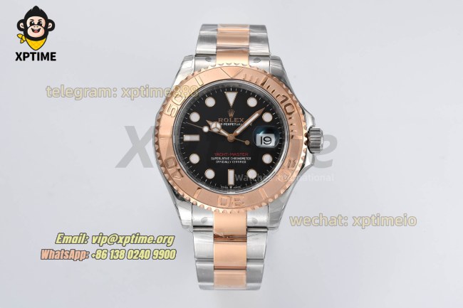 Yacht-Master 126621 40mm VSF Black/Dot on RG/SS Bracelet VS3235 Super Clone Yacht-Master 126621 40mm VSF Black/Dot on RG/SS Bracelet VS3235 Super Clone