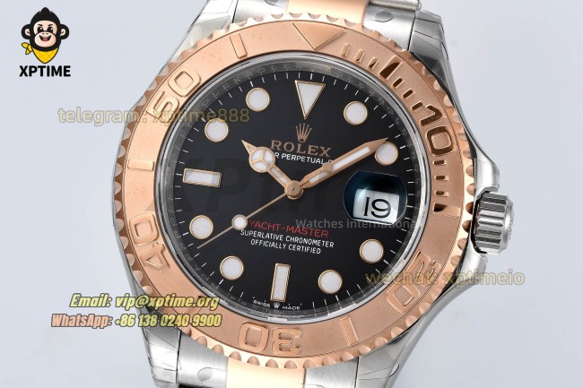 Yacht-Master 126621 40mm VSF Black/Dot on RG/SS Bracelet VS3235 Super Clone Yacht-Master 126621 40mm VSF Black/Dot on RG/SS Bracelet VS3235 Super Clone