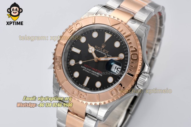 Yacht-Master 126621 40mm VSF Black/Dot on RG/SS Bracelet VS3235 Super Clone Yacht-Master 126621 40mm VSF Black/Dot on RG/SS Bracelet VS3235 Super Clone