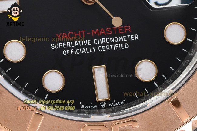 Yacht-Master 126621 40mm VSF Black/Dot on RG/SS Bracelet VS3235 Super Clone Yacht-Master 126621 40mm VSF Black/Dot on RG/SS Bracelet VS3235 Super Clone