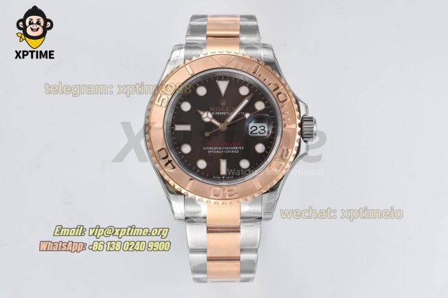 Yacht-Master 126621 40mm VSF Brown/Dot on RG/SS Bracelet VS3235 Super Clone Yacht-Master 126621 40mm VSF Brown/Dot on RG/SS Bracelet VS3235 Super Clone