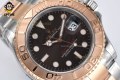Yacht-Master 126621 40mm VSF Brown/Dot on RG/SS Bracelet VS3235 Super Clone Yacht-Master 126621 40mm VSF Brown/Dot on RG/SS Bracelet VS3235 Super Clone