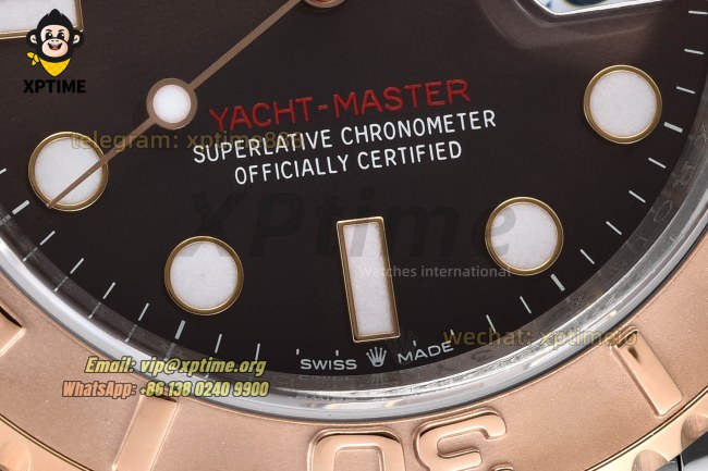 Yacht-Master 126621 40mm VSF Brown/Dot on RG/SS Bracelet VS3235 Super Clone Yacht-Master 126621 40mm VSF Brown/Dot on RG/SS Bracelet VS3235 Super Clone