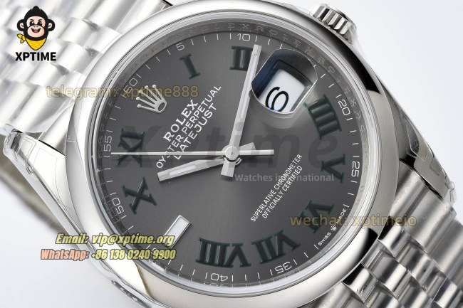 Datejust 126200 36mm VSF Grey/Roman Markers on Jub SS/SS Bracelet VS3235 Super Clone Datejust 126200 36mm VSF Grey/Roman Markers on Jub SS/SS Bracelet VS3235 Super Clone