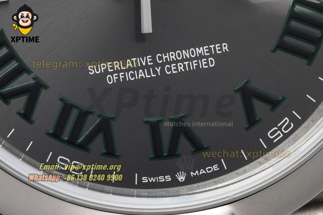 Datejust 126200 36mm VSF Grey/Roman Markers on Jub SS/SS Bracelet VS3235 Super Clone Datejust 126200 36mm VSF Grey/Roman Markers on Jub SS/SS Bracelet VS3235 Super Clone