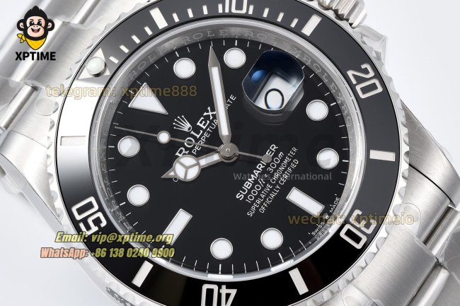 Submariner 126610LN 41mm VSF Black/Dot on SS/SS Bracelet VS3235 Super Clone Submariner 126610LN 41mm VSF Black/Dot on SS/SS Bracelet VS3235 Super Clone