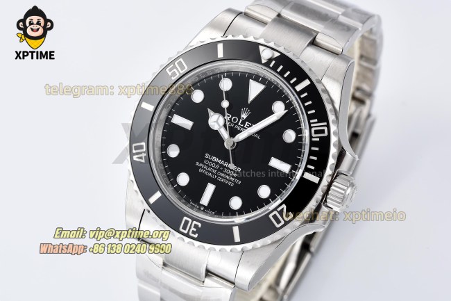 Submariner No Date 124060 40mm VSF Black/Dot on SS/SS Bracelet VS3230 Super Clone Submariner No Date 124060 40mm VSF Black/Dot on SS/SS Bracelet VS3230 Super Clone