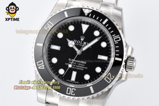 Submariner No Date 114060 40mm VSF Black/Dot on SS/SS Bracelet VS3130 Super Clone Submariner No Date 114060 40mm VSF Black/Dot on SS/SS Bracelet VS3130 Super Clone