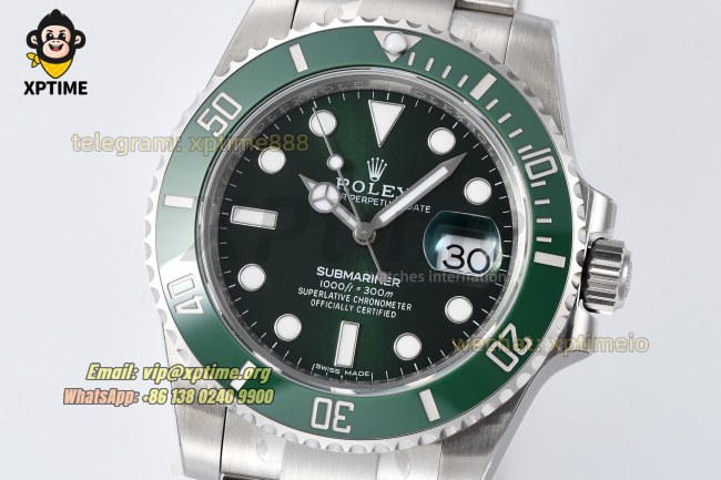 Submariner 116610LV 40mm VSF Green/Dot on SS/SS Bracelet VS3135 Super Clone Submariner 116610LV 40mm VSF Green/Dot on SS/SS Bracelet VS3135 Super Clone