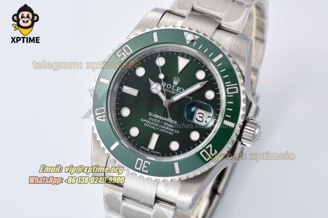 Submariner 116610LV 40mm VSF Green/Dot on SS/SS Bracelet VS3135 Super Clone Submariner 116610LV 40mm VSF Green/Dot on SS/SS Bracelet VS3135 Super Clone