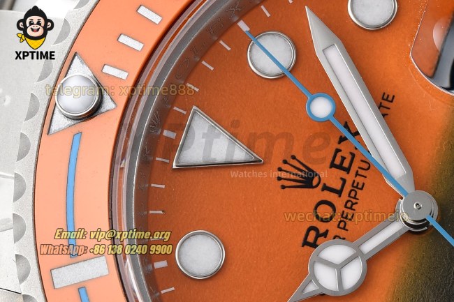 Submariner DIW 40mm VSF Orange/Dot on SS/SS Bracelet VS3135 Super Clone Submariner DIW 40mm VSF Orange/Dot on SS/SS Bracelet VS3135 Super Clone