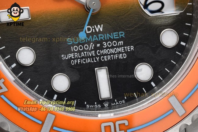 Submariner DIW 40mm VSF Orange/Dot on SS/SS Bracelet VS3135 Super Clone Submariner DIW 40mm VSF Orange/Dot on SS/SS Bracelet VS3135 Super Clone