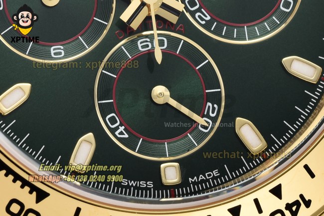 Daytona 116508 40mm VSF Green/Stick on YG/YG Bracelet DD4130 Super Clone Daytona 116508 40mm VSF Green/Stick on YG/YG Bracelet DD4130 Super Clone