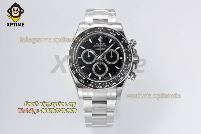 Daytona 126500LN 40mm VSF Black/Stick on SS/SS Bracelet DD4131 Super Clone Daytona 126500LN 40mm VSF Black/Stick on SS/SS Bracelet DD4131 Super Clone