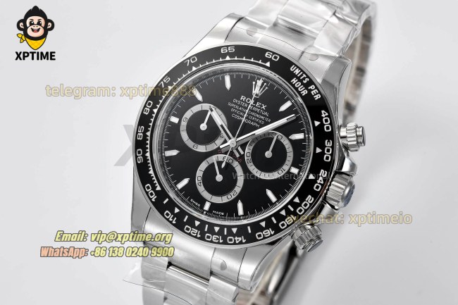 Daytona 126500LN 40mm VSF Black/Stick on SS/SS Bracelet DD4131 Super Clone Daytona 126500LN 40mm VSF Black/Stick on SS/SS Bracelet DD4131 Super Clone