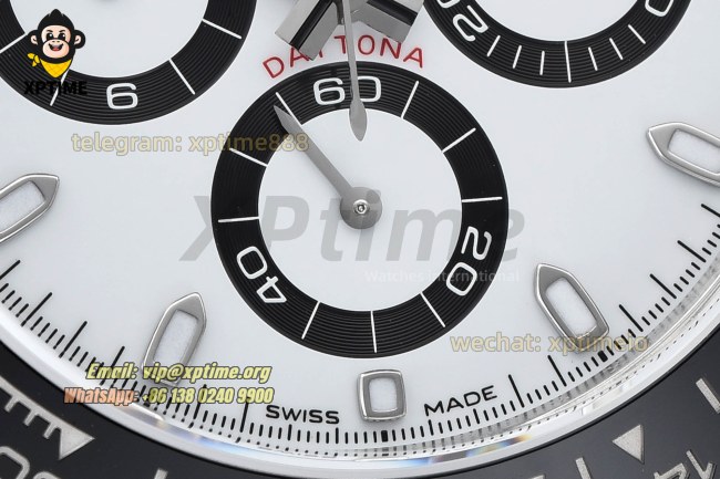 Daytona 116500LN 40mm VSF White/Stick on SS/SS Bracelet DD4130 Super Clone Daytona 116500LN 40mm VSF White/Stick on SS/SS Bracelet DD4130 Super Clone