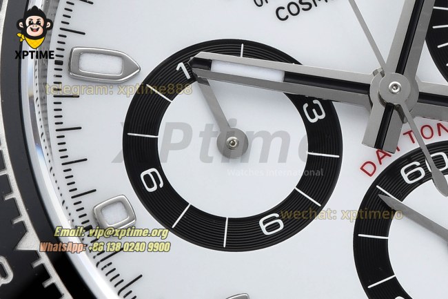 Daytona 116500LN 40mm VSF White/Stick on SS/SS Bracelet DD4130 Super Clone Daytona 116500LN 40mm VSF White/Stick on SS/SS Bracelet DD4130 Super Clone